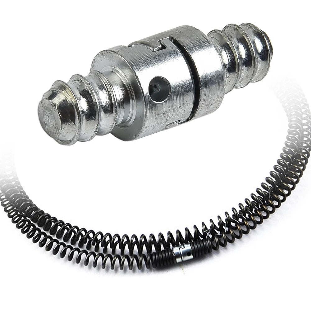 Brand New Spring Connector Galvanized Hot Sale Silver 16mm Carbon Steel Convenient For Electric Drill Pipe Dredge