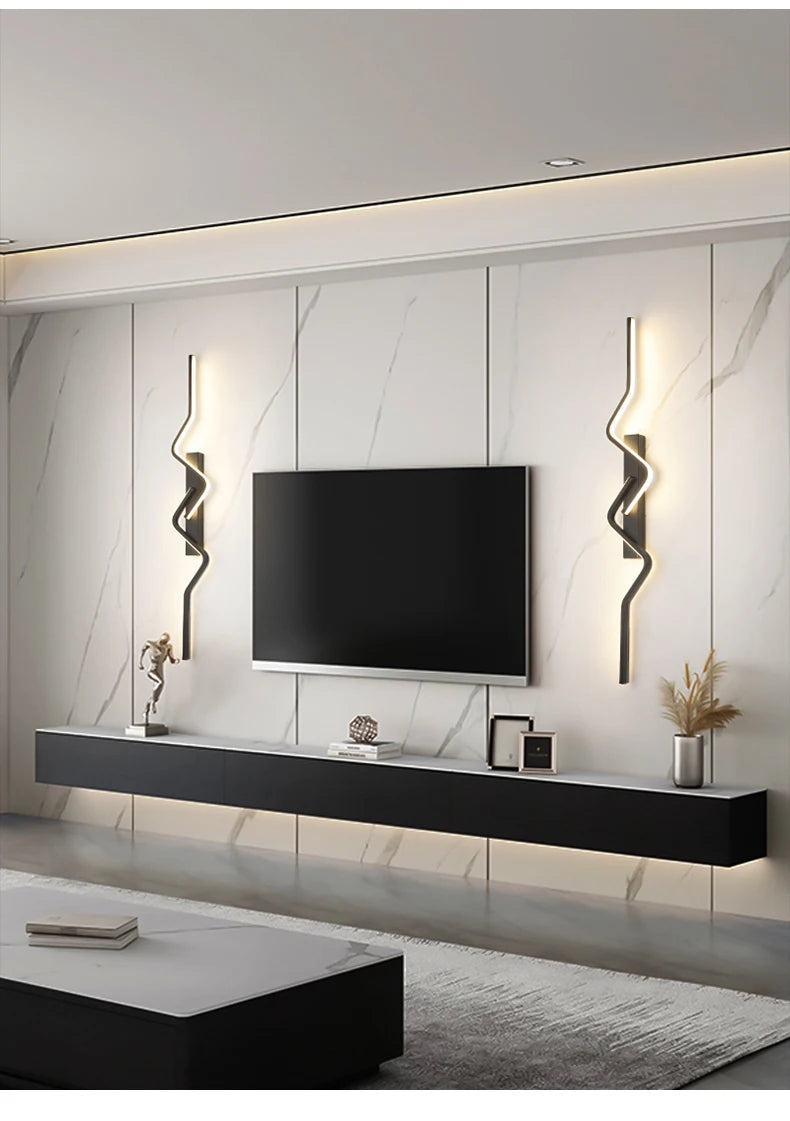 Modern Wall Light Long Lights Nordic Living Room Decorative lights For Wall Corridor Ceiling Light Home Decor Lighting Fixtures