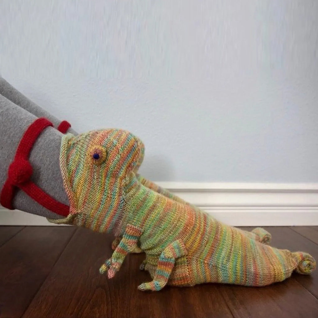 Christmas Socks Knitted Crocodile Socks Animal Funny Socks Holiday Party Supplies
