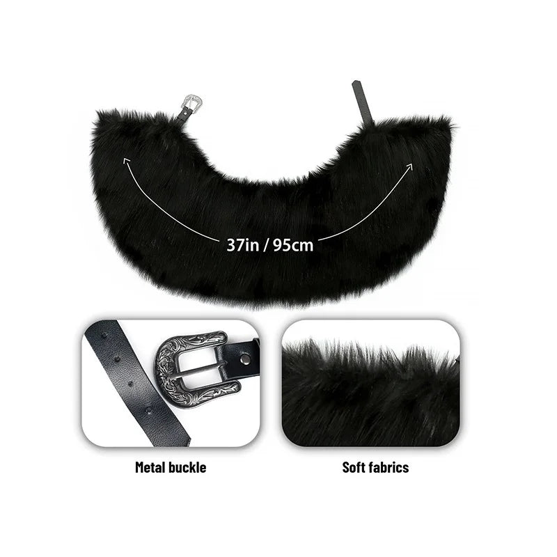 Viking Cloak Costume WOmen Fur Collar Medieval Renaissance Wrap King Warrior Cape Shawl Halloween LARP Cosplay Costume