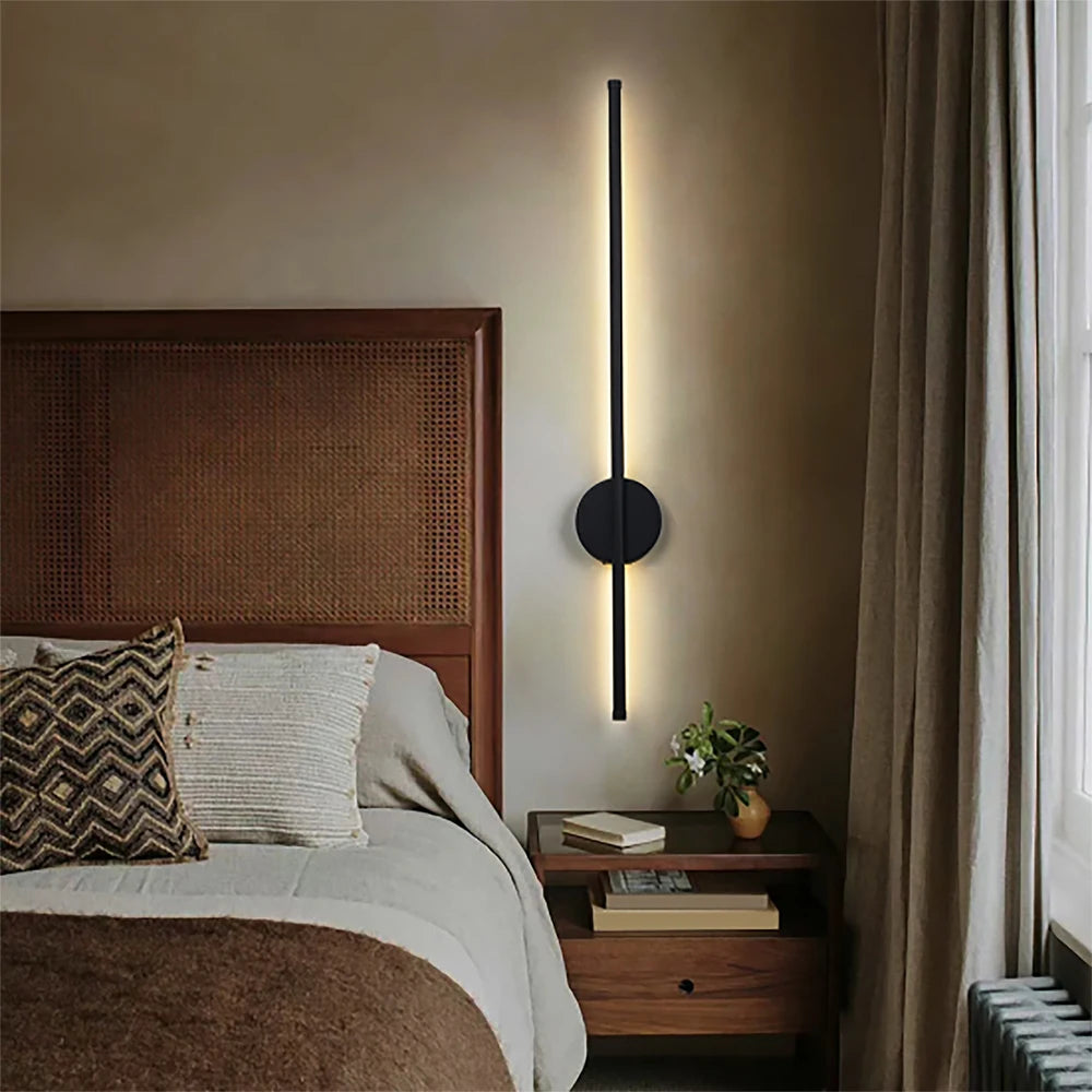 LED Rechargeable Wall Light Installation Free Wall Sconce 1PC 50CM  Dimming For Livingroom Sofe Beside Bedroom Wall Decor Lamp