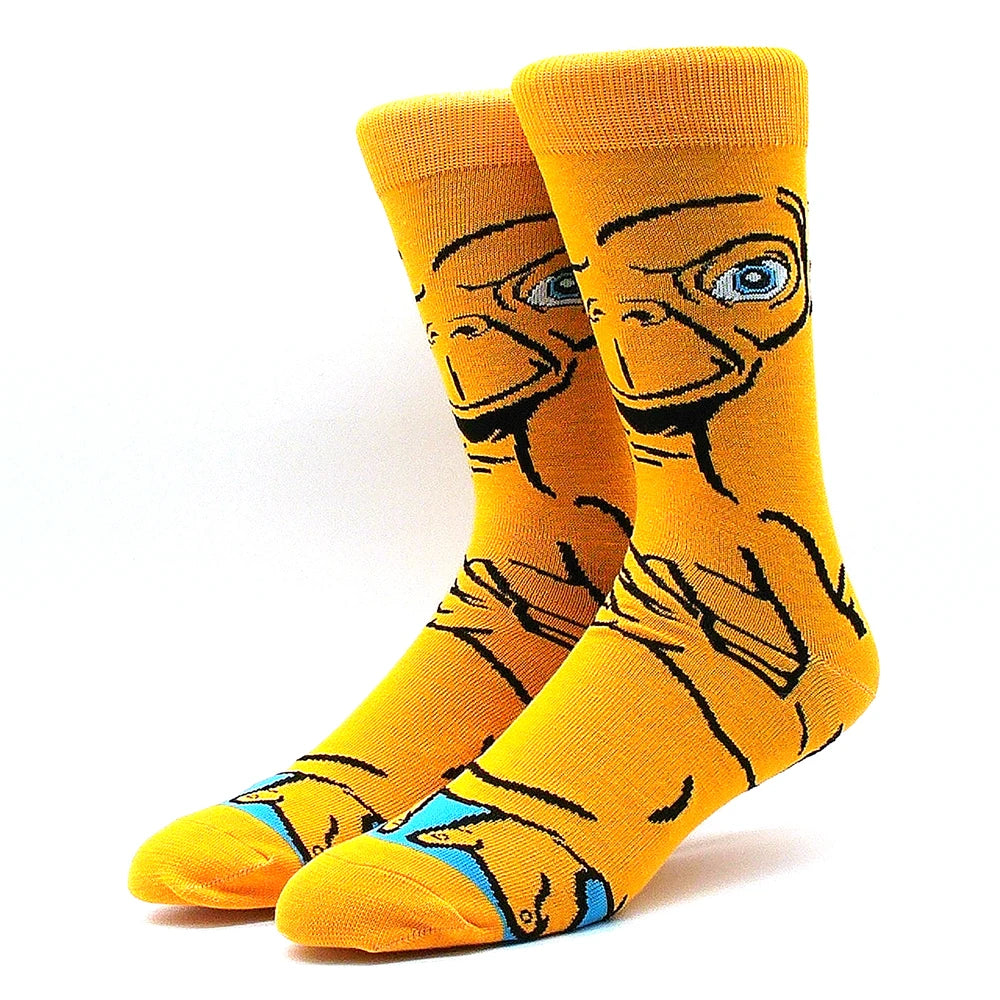 2023 Funny Socks Hot Selling High Quality Anime Socks Men's Women's Funny Socks Personality Fashion Men's Socks Cartoon Socks