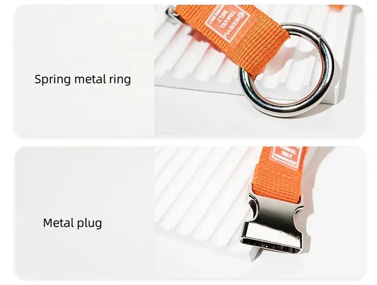 Convenient Luggage Straps Compartment External Hook Outdoor Hiking Bag Hanging Buckle Travel Trolley Case Connecting Rope Strap
