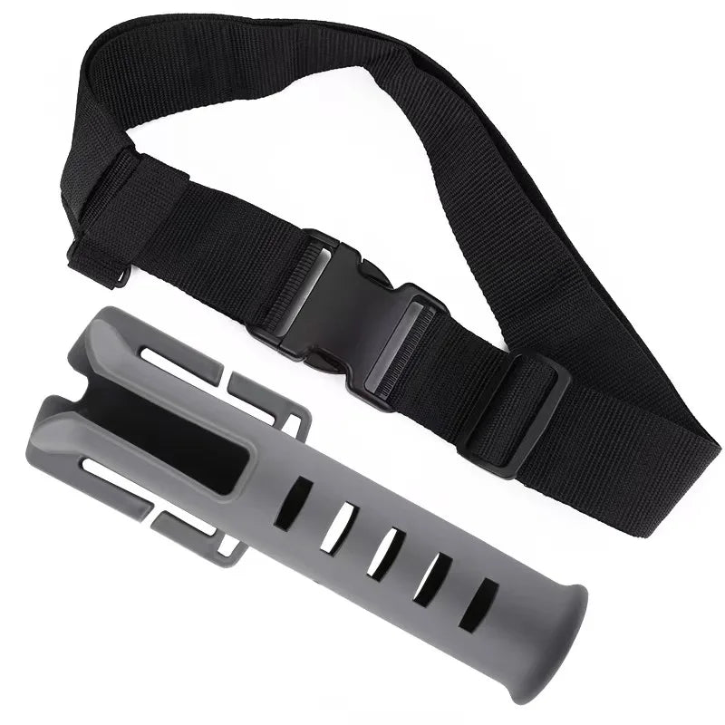 Portable rod holder fishing gear accessory with adjustable waist fishing rod insertion device fishing accessories tool outdoor