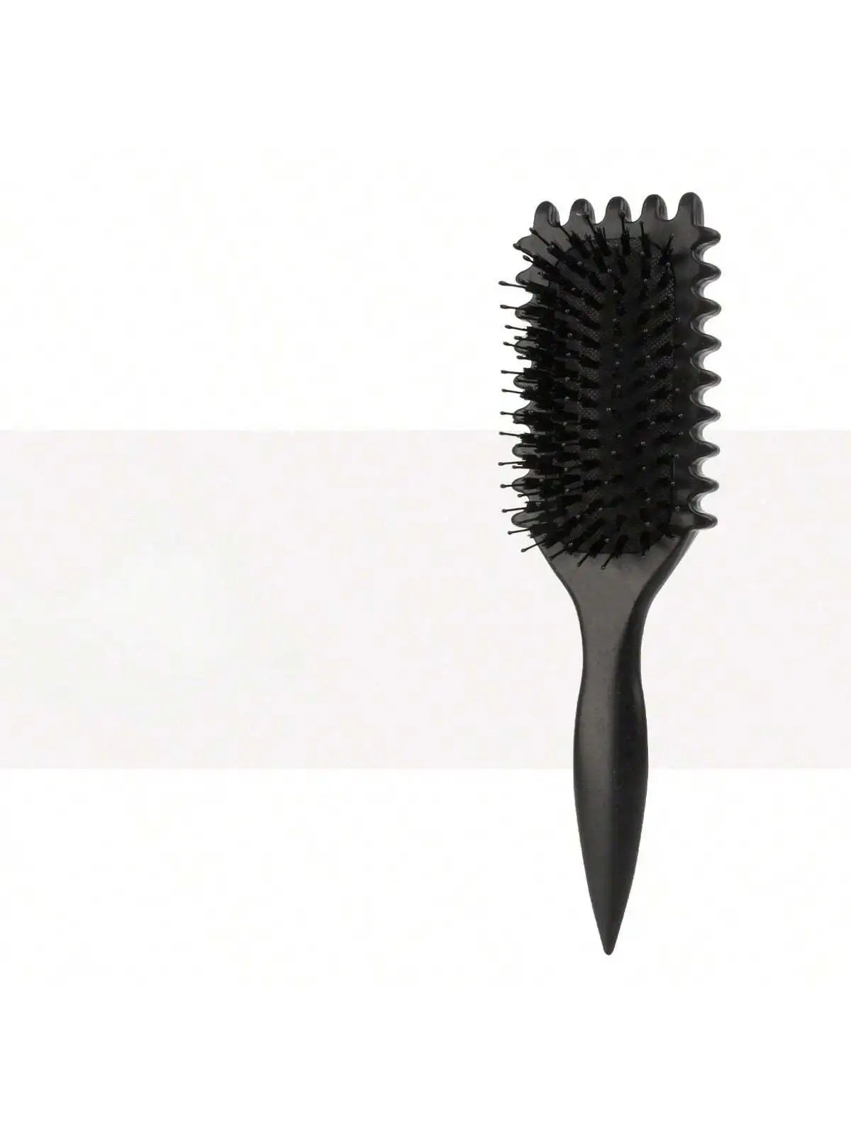 Curly Hair Brush with Black Bristles - Curl Defining and Shaping Comb, Hair Styling Tool Stylish Grooming Tool Durable Hairbrush