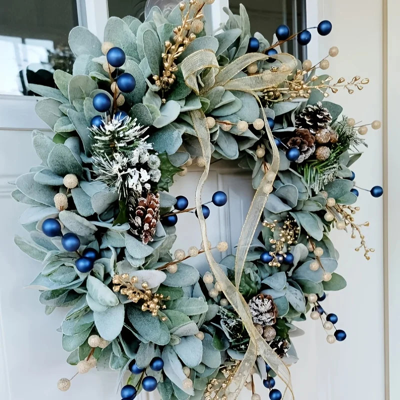 Elegant Front Door Decoration, Ideal for Holiday Celebrations and Home Decor, Holiday Wreath | Elegant Wreath | Durable Wreath