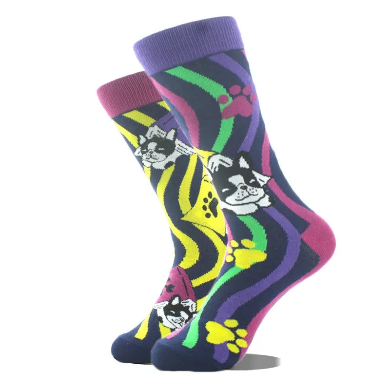 Men fashion socks anime funny socks hip hop Comfortable and Breathable Cute Socks