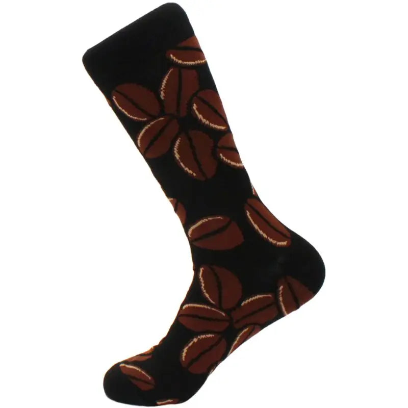 Men's hip hop harajuku socks polka dot alien skateboard checkered animal medium cut funny socks