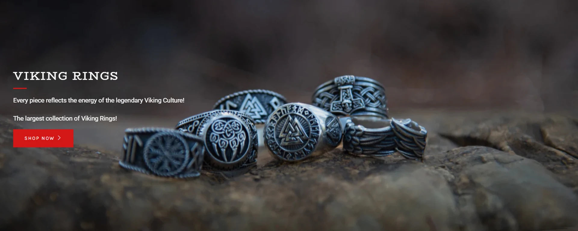 Vintage Viking Rune Rings For Men Women Retro Viking Stainless Steel Rotatable Fidget Anxiety Spinner Ring Retro Amulet Jewelry