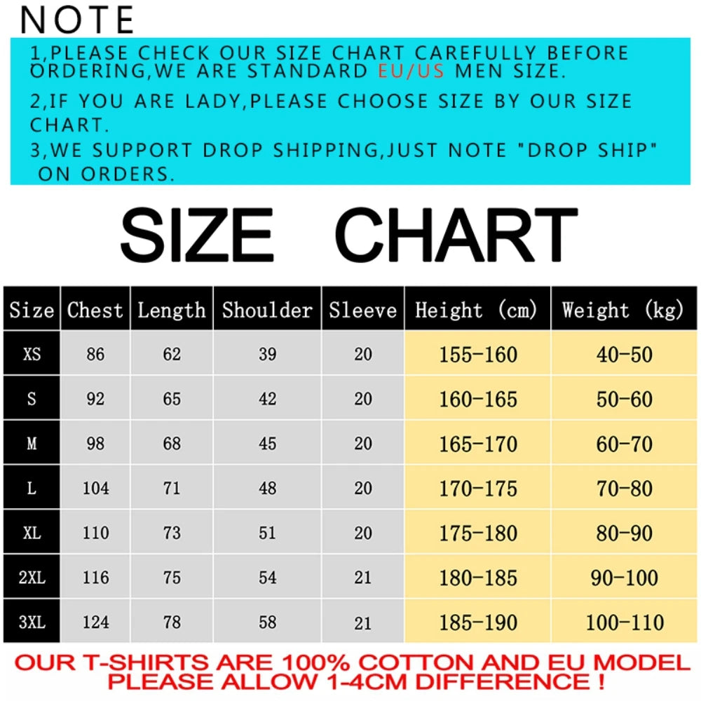 Only Fans Mens Clothing Plus Size Men's Fashion Short Sleeve Clothing Print Cotton Tee Shirts