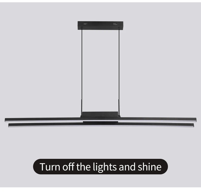Nordic Pendent Light Double Lumens Chandelier LED Hanging Lamp for Dining Room Bedroom Living Room Home Decorative Lighting