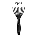 2pcs Hair Brush Cleaning Tools With Black Bristles - Portable Comb Cleaner And Hair Removal Claws