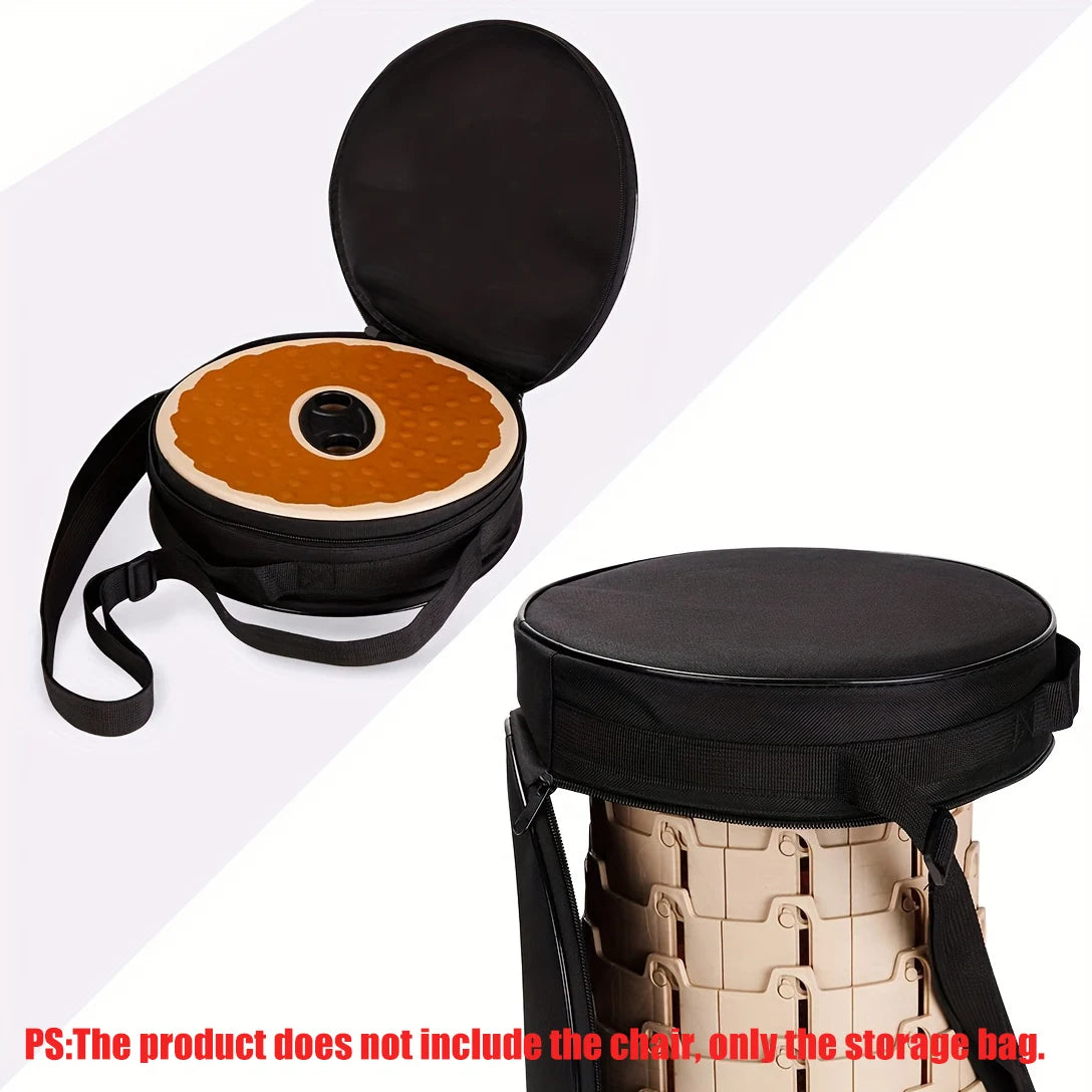 Multifunctional Outdoor Folding Stool Bag Portable Lightweight Storage Bag Camping Accessories Suitable For Camping Travel