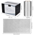 Professional Hair Tin Foil Roll For Curling, Dyeing, Highlights And Nail Polish Removal - Salon Quality Beauty Supply