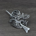 Viking Celtic Hair Clips Vintage Celtic Knot Hairpins Retro Silver Alloy Hair Sticks Viking Metal Celtic Hair Barrette Jewelry