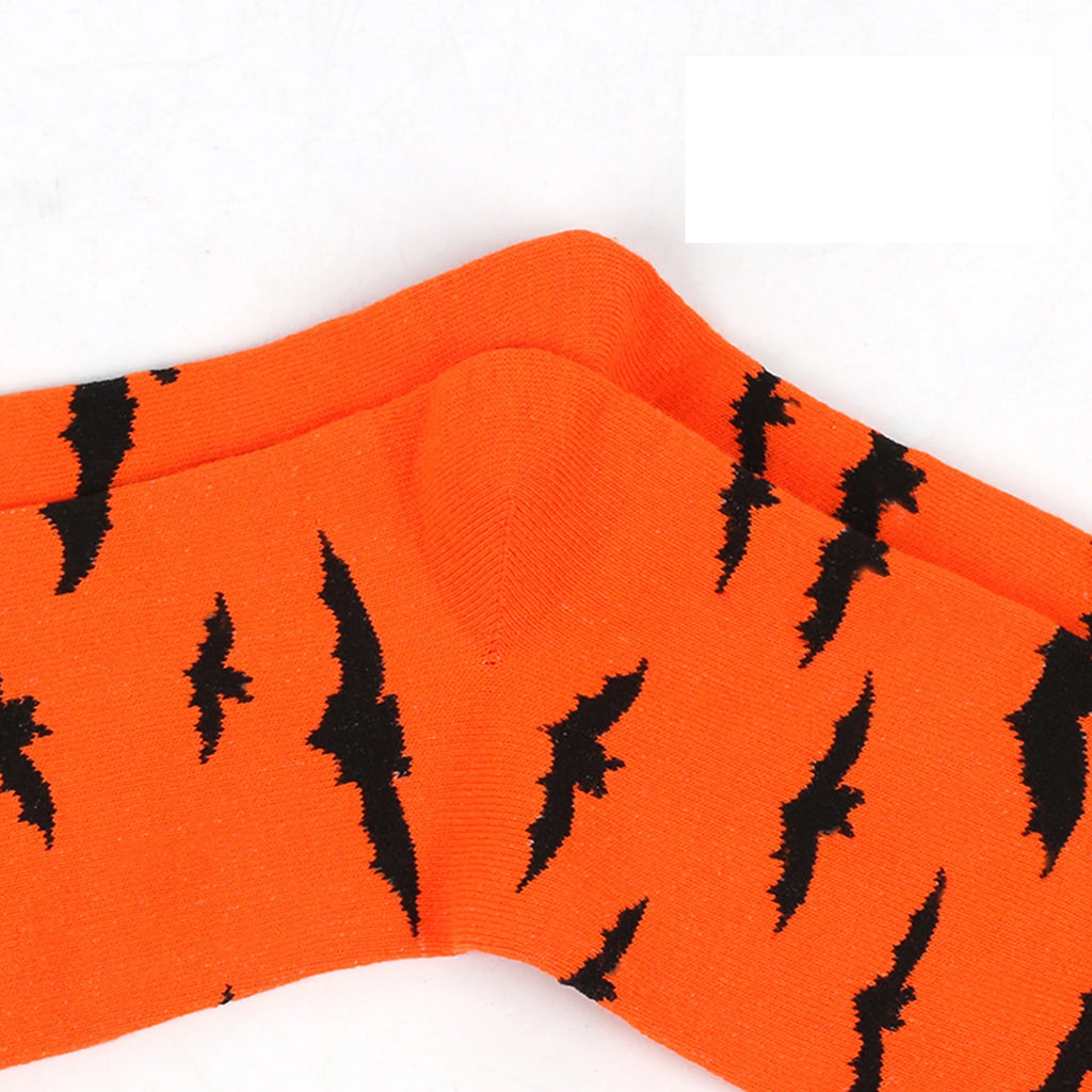 Halloween Socks Men Socks Pumpkin Devil Socks Cotton Socks Women Socks Wear-resistant Cartoon Socks Bat Socks
