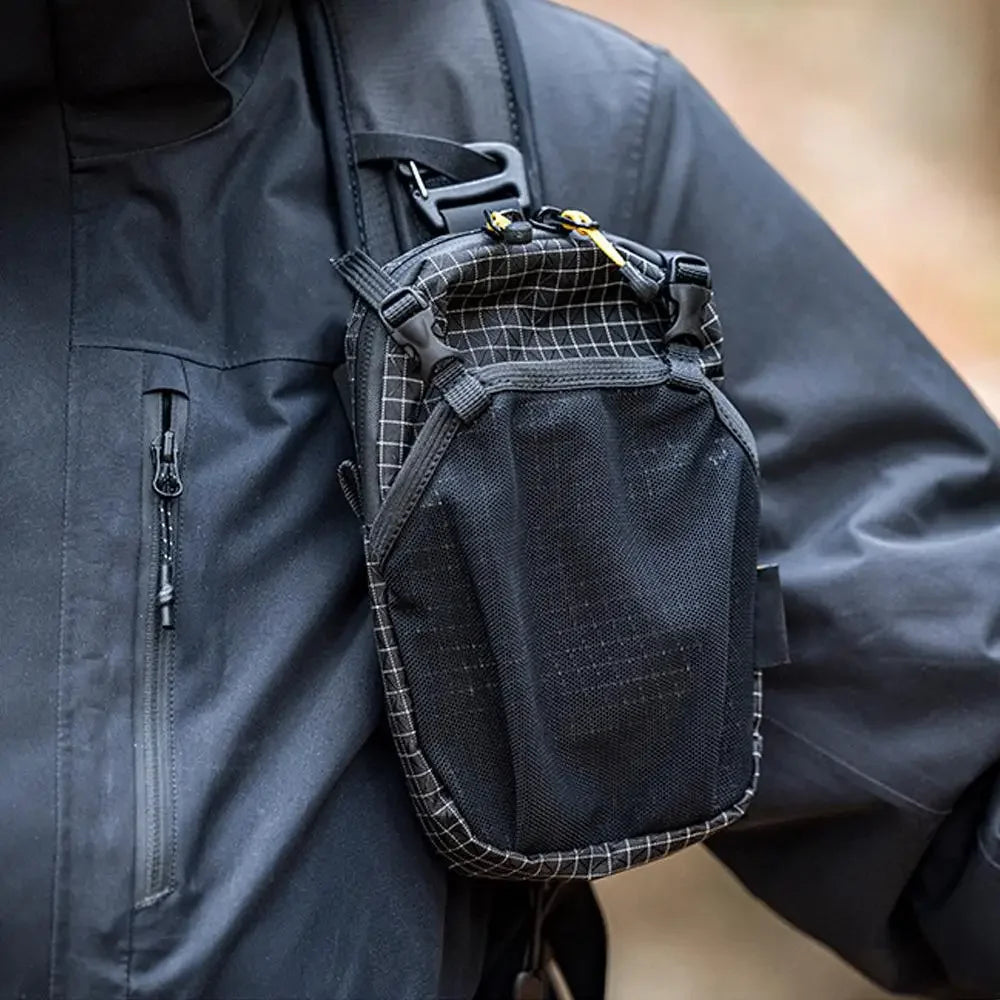 Camping Storage Bag Outdoor Hiking Mobile Phone Bag Hanging Bag Waterproof Large Capacity Water Kettle Lightweight Accessory Bag