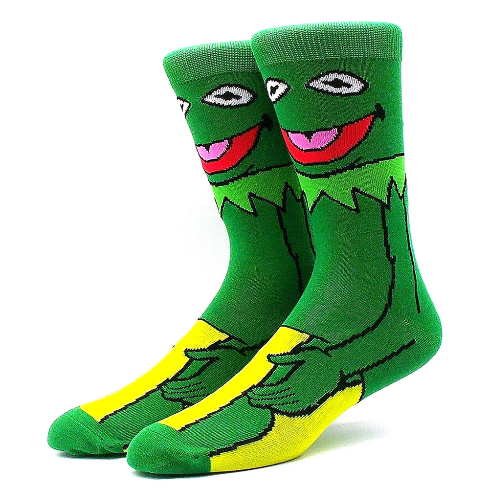 2023 Funny Socks Hot Selling High Quality Anime Socks Men's Women's Funny Socks Personality Fashion Men's Socks Cartoon Socks