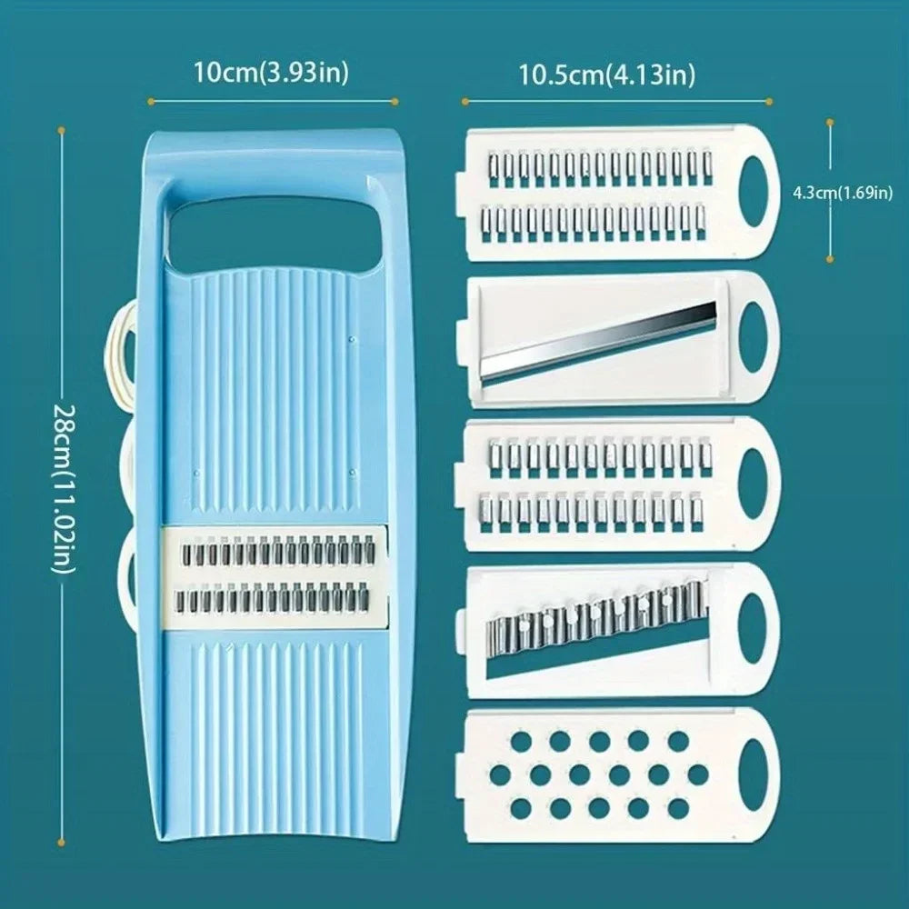 Mandoline Slicer for Kitchen 7-in-1 Mandoline Food Slicer,Potato/Cheese/Vegetable/Carrot/Cucumber Grater