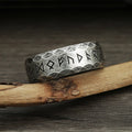 Vintage Vikings Rune Ring for Men Women 316L Stainless Steel Fashion Nordic Amulet Rings Simple Amulet Jewelry Gift Dropshipping