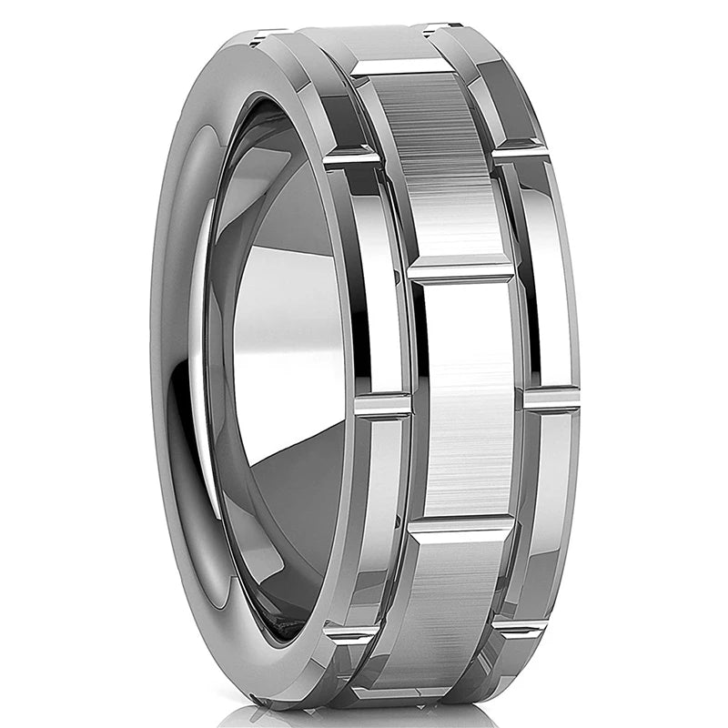 2025 Classical Viking Rune Wood Grain Rings For Men Anniversary Party Jewelry Accessories Gift Fashion Stainess Steel Men Rings