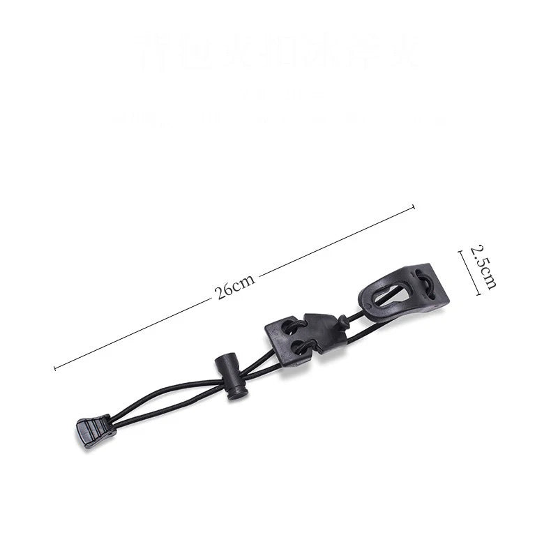 New Outdoor Molle Webbing Buckle Clip Clasp Tactical Flashlight Ice Axe Walking Stick Tripod Fixed Clip Accessories Hunting Clip