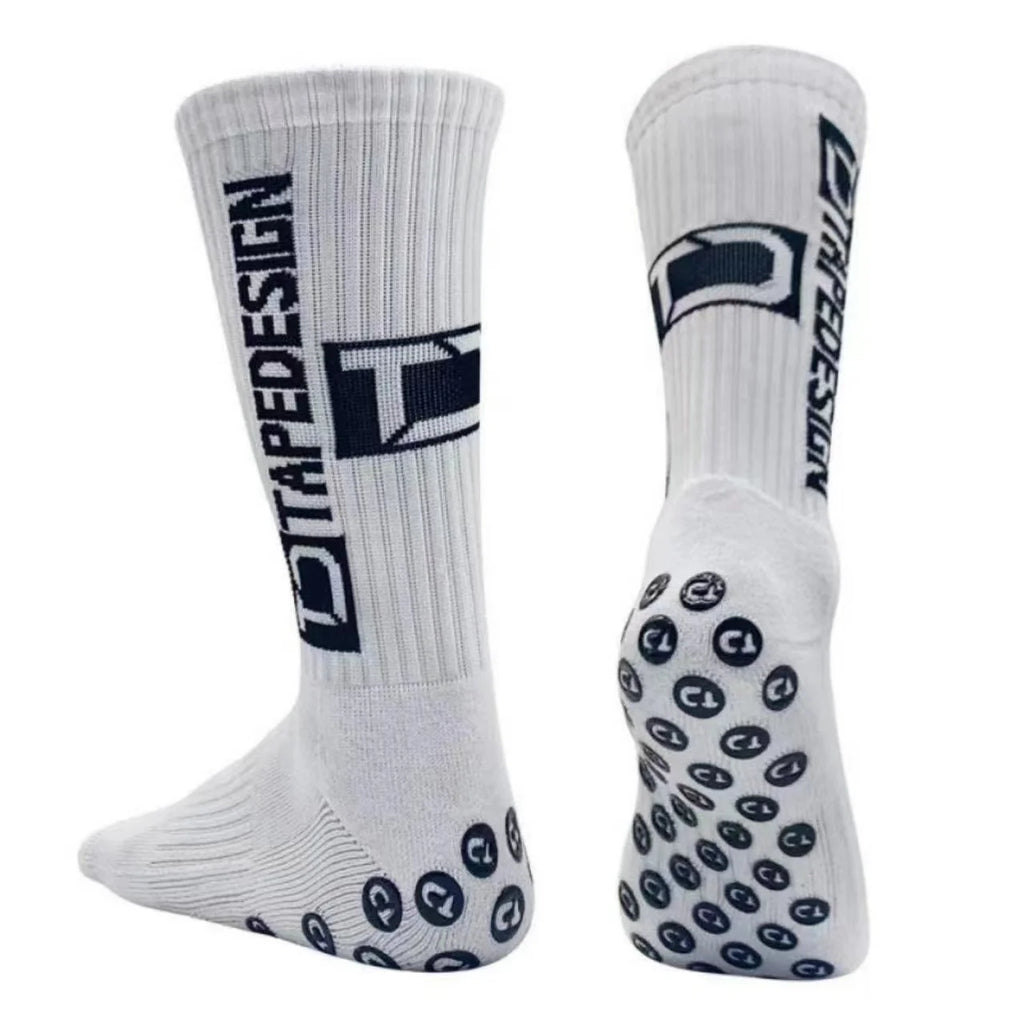 4 pairs of football socks sports socks men's mid-calf socks silicone non-slip dot socks basketball yoga socks