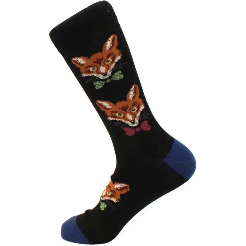 Men's hip hop harajuku socks polka dot alien skateboard checkered animal medium cut funny socks