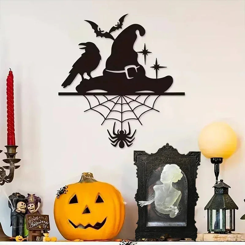 Resin Devil's Hand Wall Decoration Gohtic Ghost in The Mirror Luminous Crafts Spooky Props Home Photo Frame Decor Hallowee Gifts
