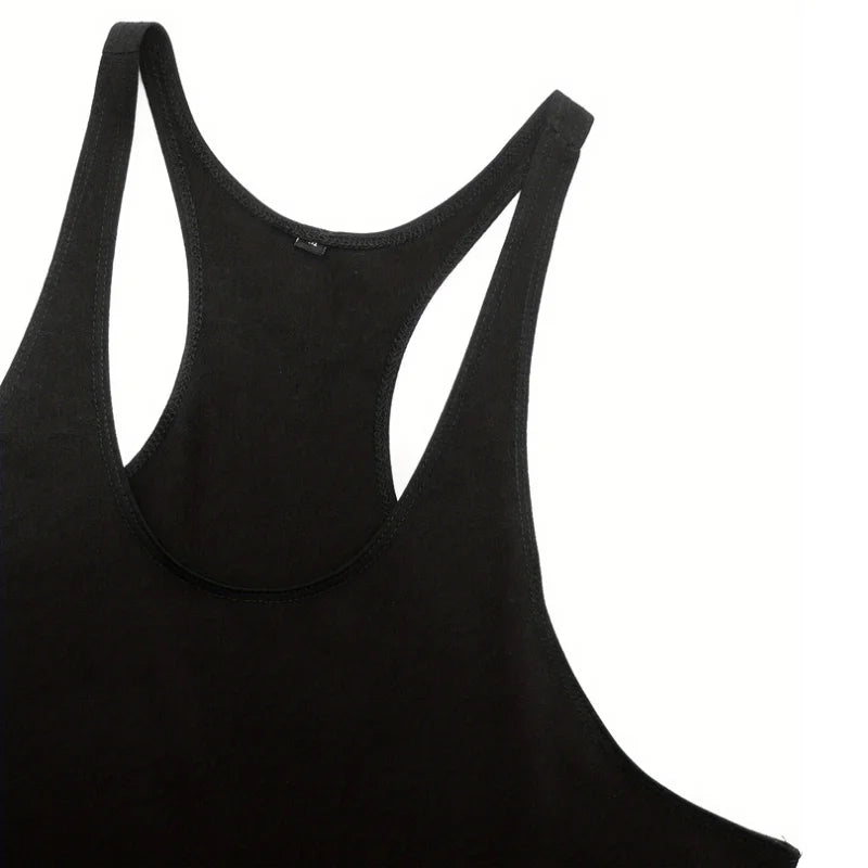 Spider Print Fitness Tank Top Fitness Shirt Muscle Men's Single Tank Top Men's Sleeveless Sweatshirt Men's Tops Fitness Clothing