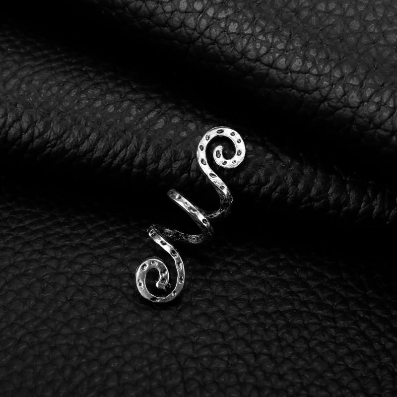 Viking Spiral Charms Beads for Hair Braids for Beard Hair Beads Jewelry Vintage Women Girl Hairpin Hair Clips Accessories-15