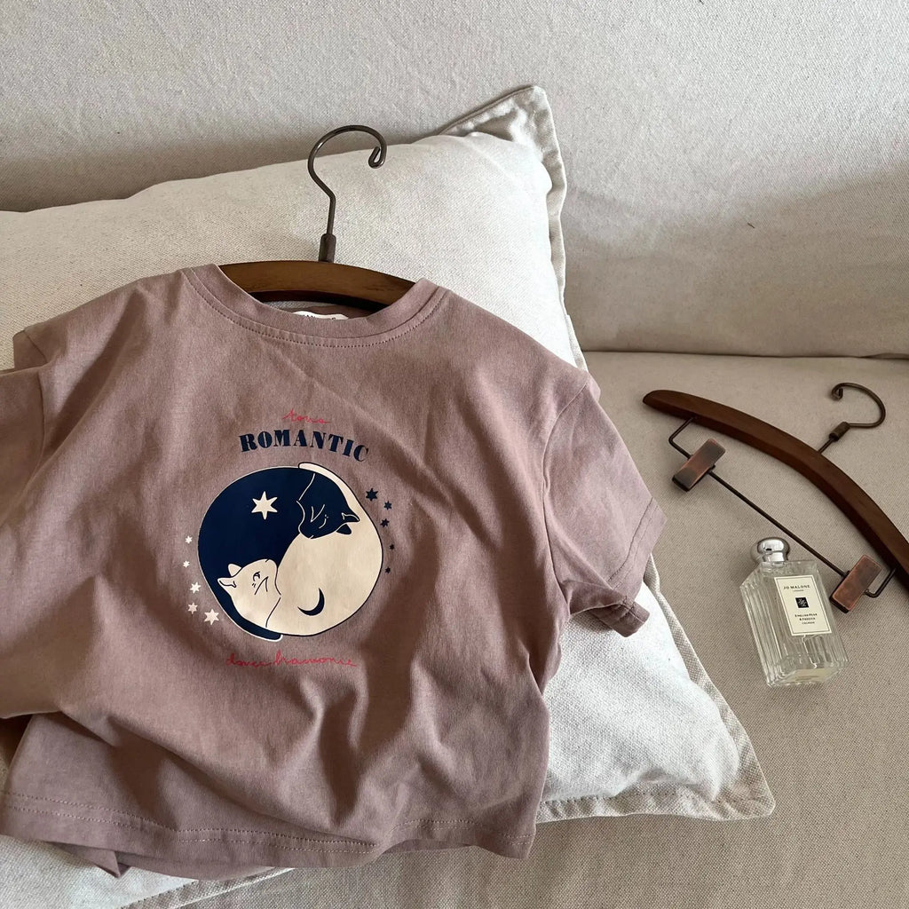 Children's Clothing T-Shirt Kids Clothes Boys Girls Summer Cartoon Tops Short Sleeve Clothes  Cotton Baby Clothing