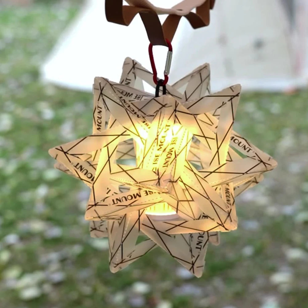 Outdoor Star Camping Light Shade Waterproof Atmosphere Lampshade Wear-Resistant Decorative Lampshade Lighting Accessories