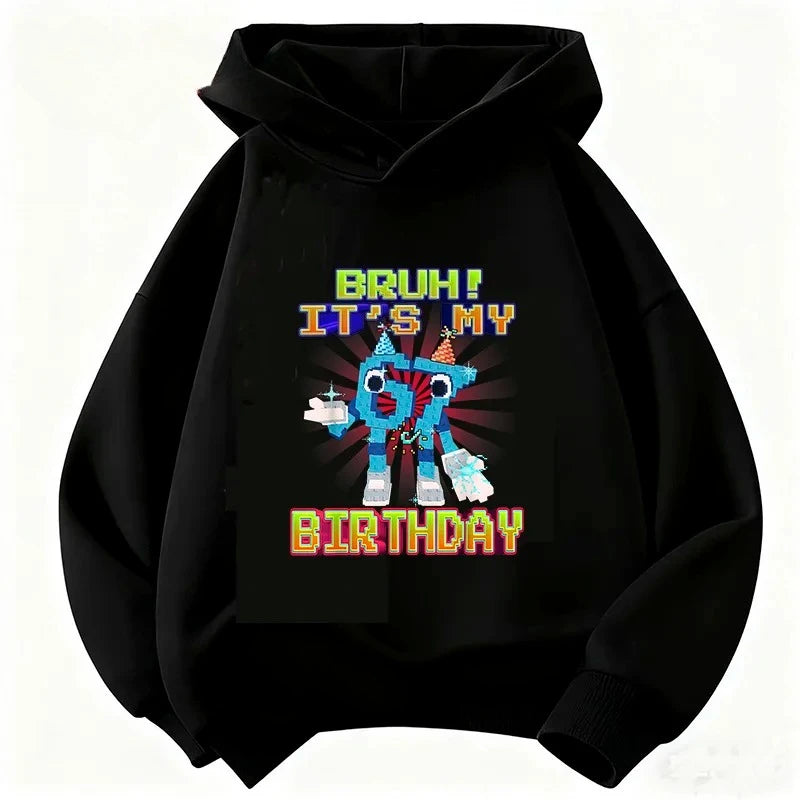 Children Hoodie 67 Six Seven Clothing Steal A BrainRot Cartoon Girls Boy Hooded Italian Brainrot Sweatshirt Korean Pullover Tops