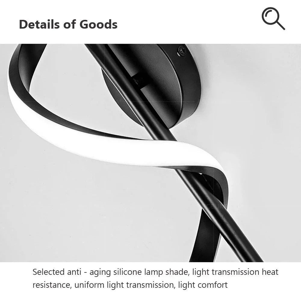 Modern LED Wall Lamp White Warm Light For Living Room Corridor Bedroom Bedside Staircase Home Indoor Lighting Fixtures
