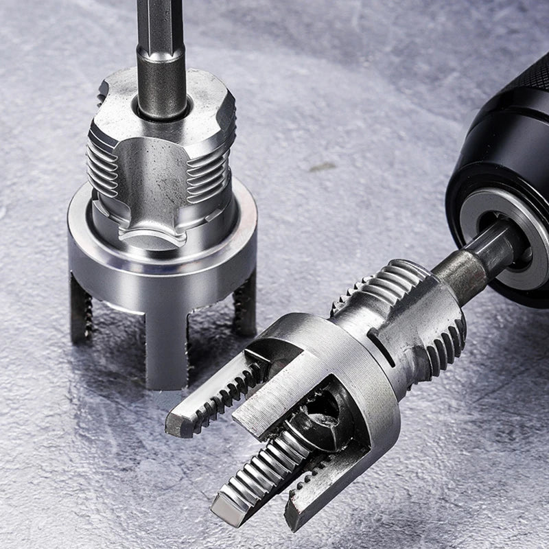 1pc 4/6 Split Integrated Internal and External Water Pipe Threading Tool PPR & PPE & PVC Plastic Pipes Threader
