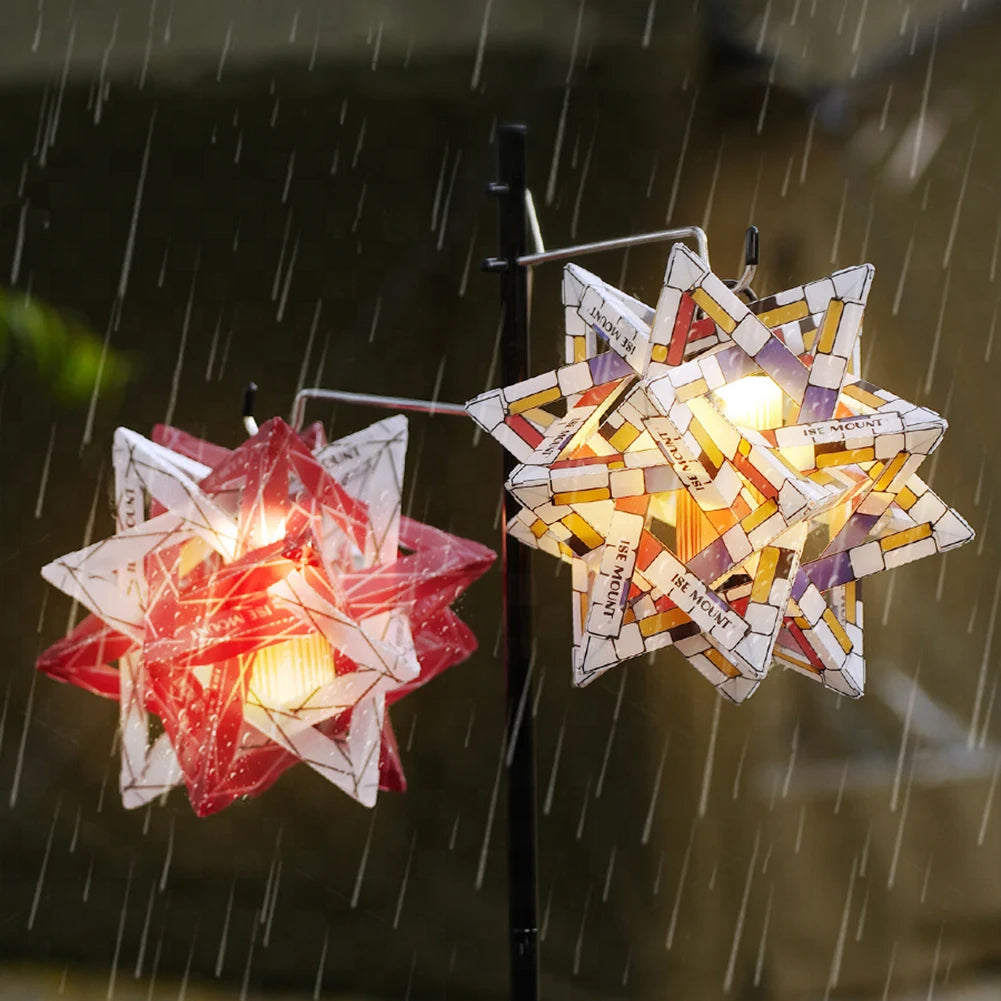 Outdoor Star Camping Light Shade Waterproof Atmosphere Lampshade Wear-Resistant Decorative Lampshade Lighting Accessories