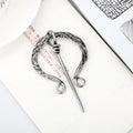 Viking Symbols Strength Brooch Women Clothes Lapel Pin Brooch of Honor for Friend Gift