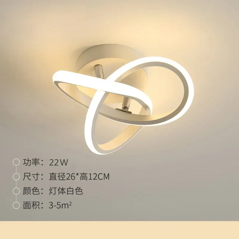 Modern LED Ceiling Light Minimalist Balcony Aisle Lamp Home Corridor Porch Channel Ceiling Lamp nordic ins Wind Cloakroom Lamp