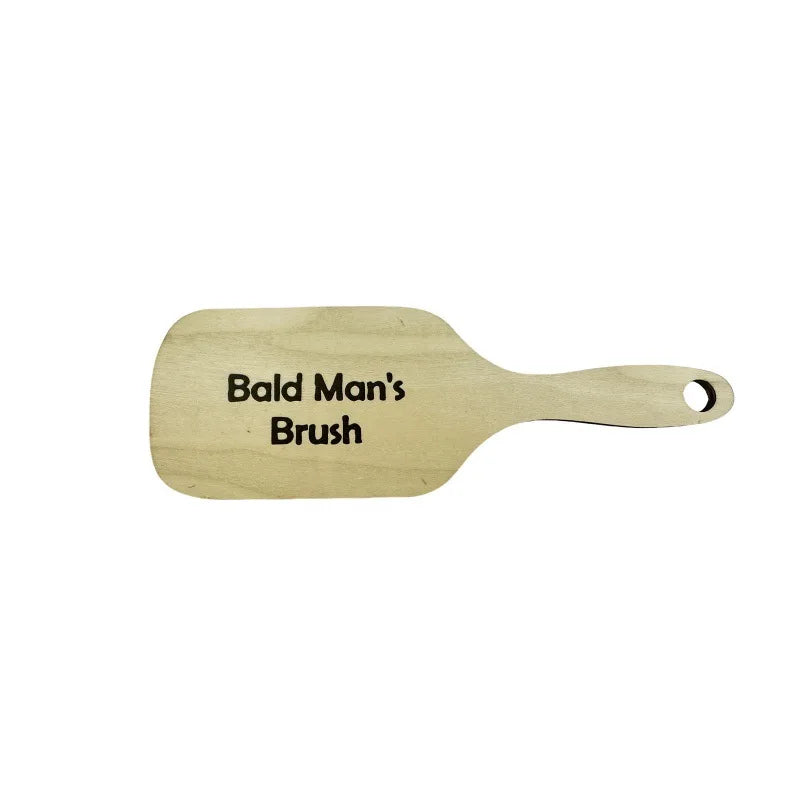 Funny Bald Man Grooming Tool Novelty Bald Man Hair Comb Hair Brush Buffer Head Polish Shiner Baldness Hairbrushes Gag Gift Comb