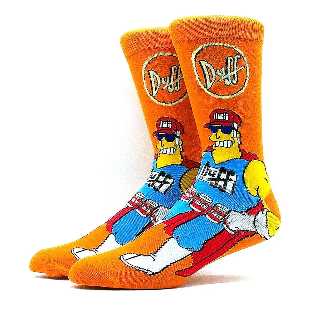 2023 Funny Socks Hot Selling High Quality Anime Socks Men's Women's Funny Socks Personality Fashion Men's Socks Cartoon Socks