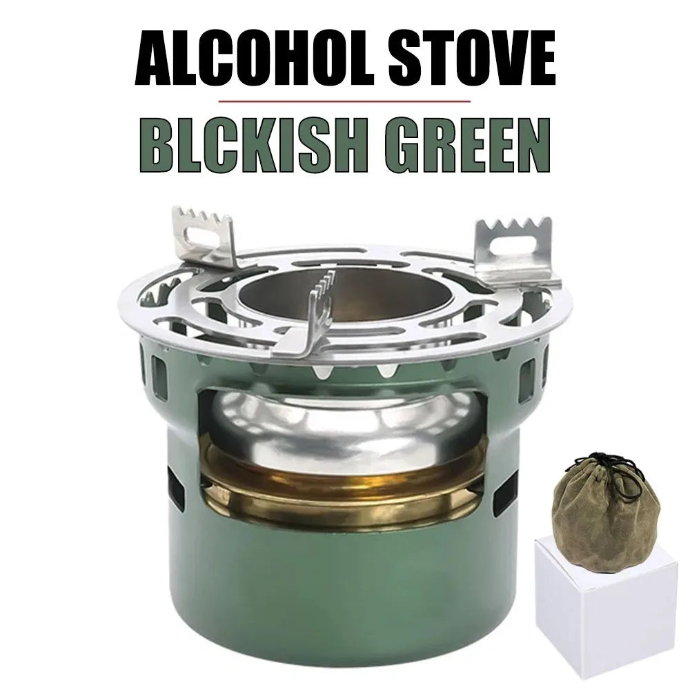 Portable Mini Barbecue Assesories Camp Cooking Supplies Camping Gear and Accessories Alcohol Stove Outdoor Furnace  Hiking Sport