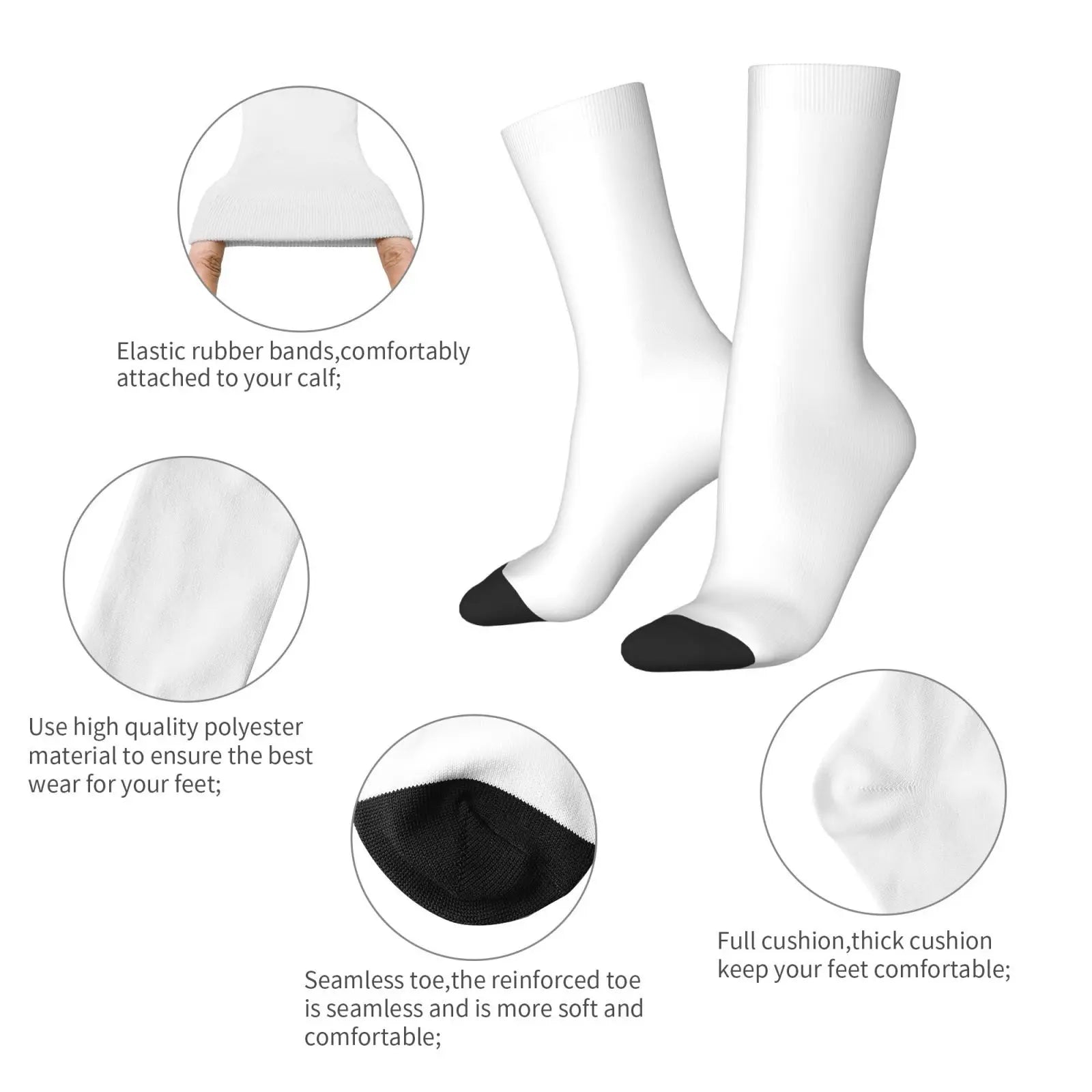 Coraline Horror Movie Stockings Design Funny Socks Autumn Non Skid Socks Couple Running Medium Soft Socks