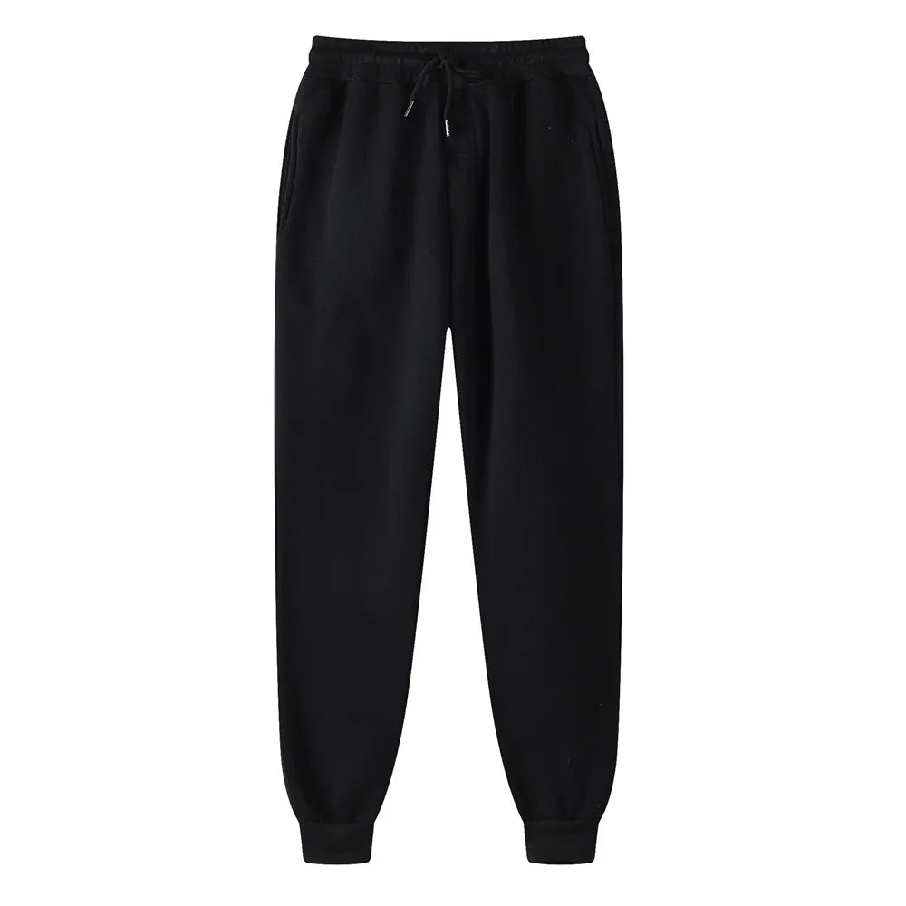 Men Clothing Jogger Pants Men Man Pants for Mens Sweatpants Men's Brushed Gym Women's Winter Trousers Tracksuit Fleece-lined