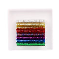 Colorful Shiny Individual Tinsel Eyelash Mix Color Holographic Tinsel False Lash Christmas Party Shimmery Makeup Lash Extensions
