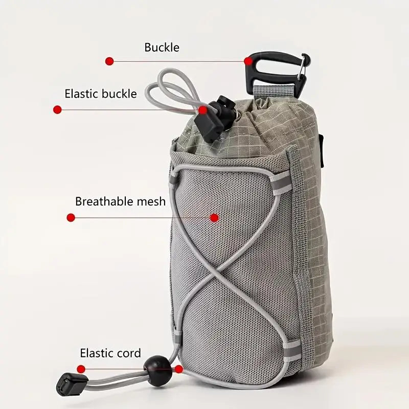 1PC Outdoor Camping Backpack Arm Bag Climbing Wallet Purse Phone Case for Water Bottle Storage Bag Hiking Pouchmobile Hook Bag