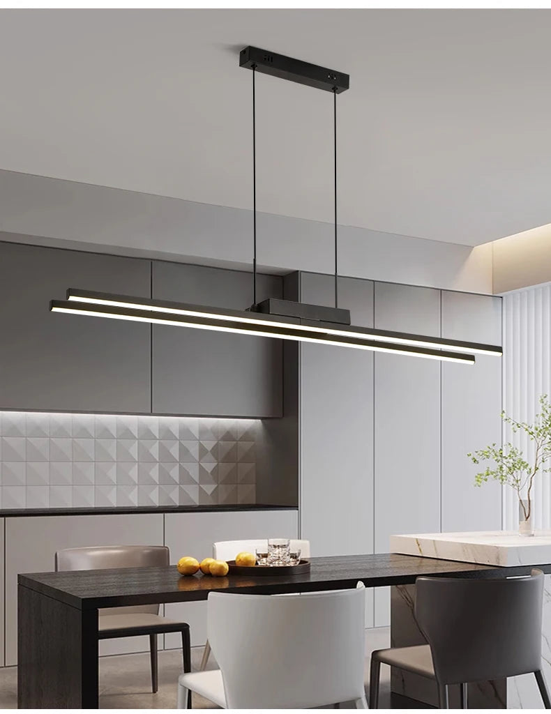 Nordic Pendent Light Double Lumens Chandelier LED Hanging Lamp for Dining Room Bedroom Living Room Home Decorative Lighting