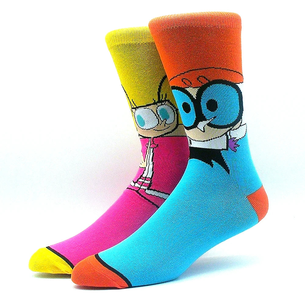 2023 Funny Socks Hot Selling High Quality Anime Socks Men's Women's Funny Socks Personality Fashion Men's Socks Cartoon Socks