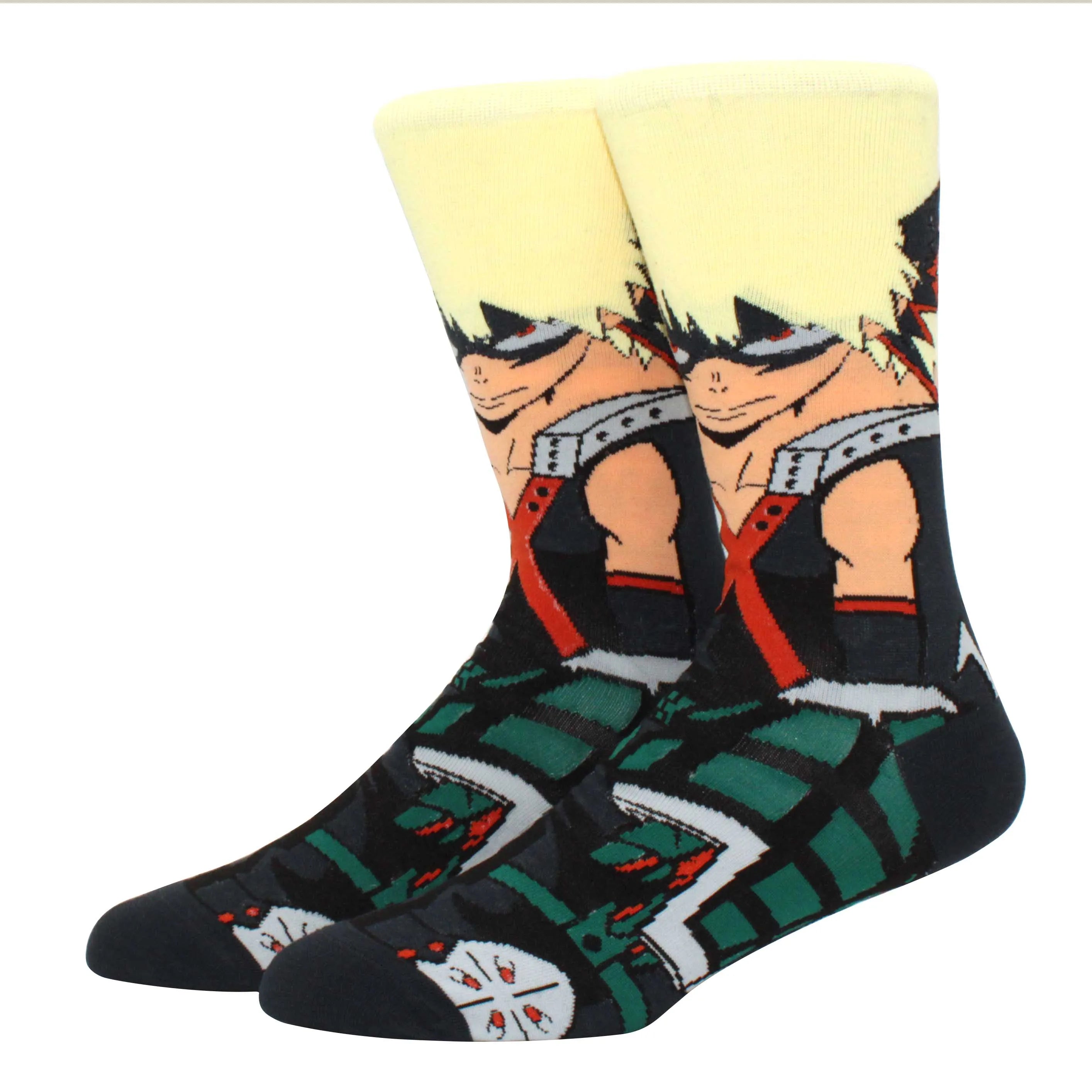 2023 Funny Socks Hot Selling High Quality Anime Socks Men's Women's Funny Socks Personality Fashion Men's Socks Cartoon Socks