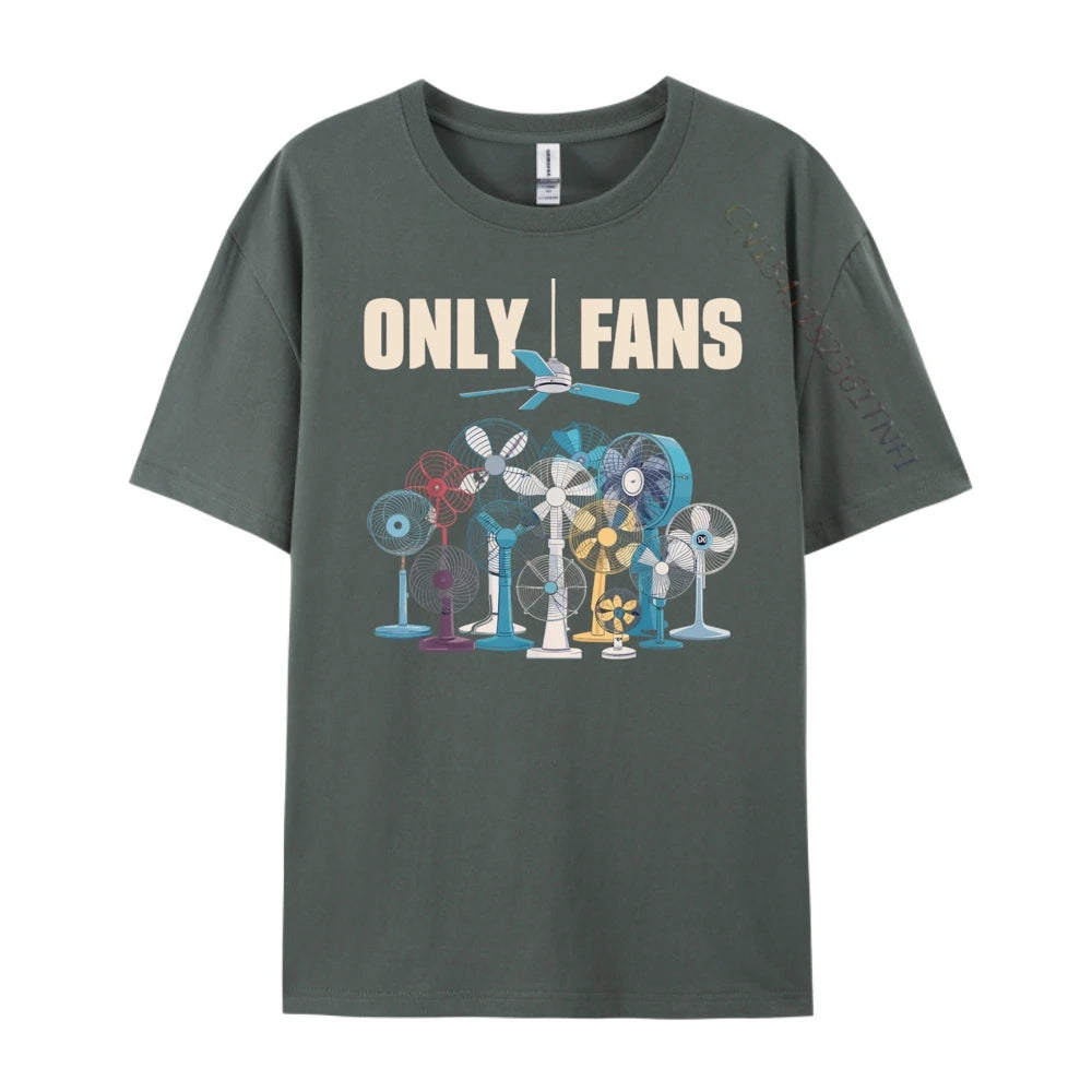 Only Fans Mens Clothing Plus Size Men's Fashion Short Sleeve Clothing Print Cotton Tee Shirts